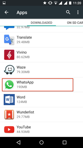 Stock WhatsApp - How to reset - Part 2